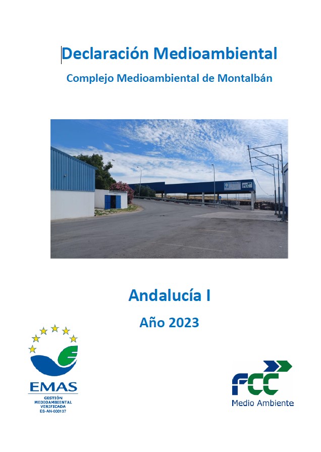 ES-V-0001-Declaración Medioambiental FCC Medio Ambiente Andalucía I Montalbán